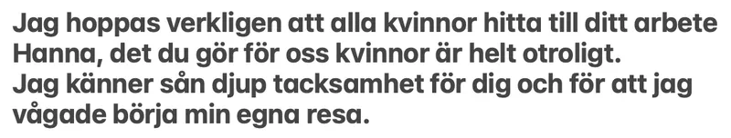 Omdöme från deltagare